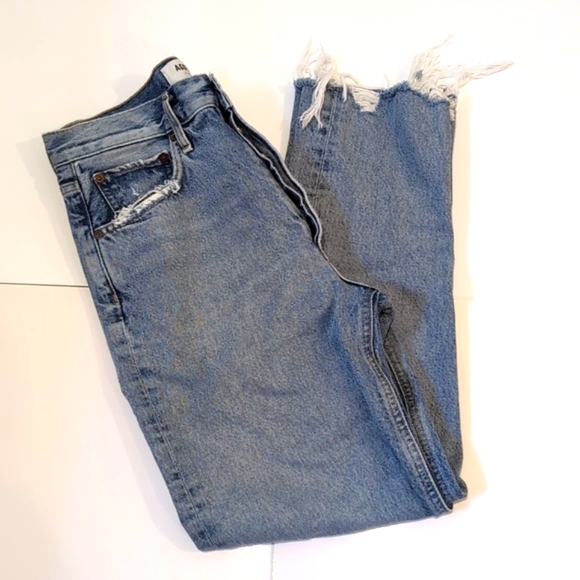 Agolde Riley Crop Jeans - Picture 2 of 15